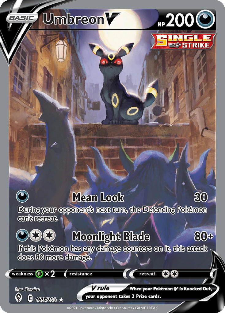 Umbreon V - 189 - Evolving Skies