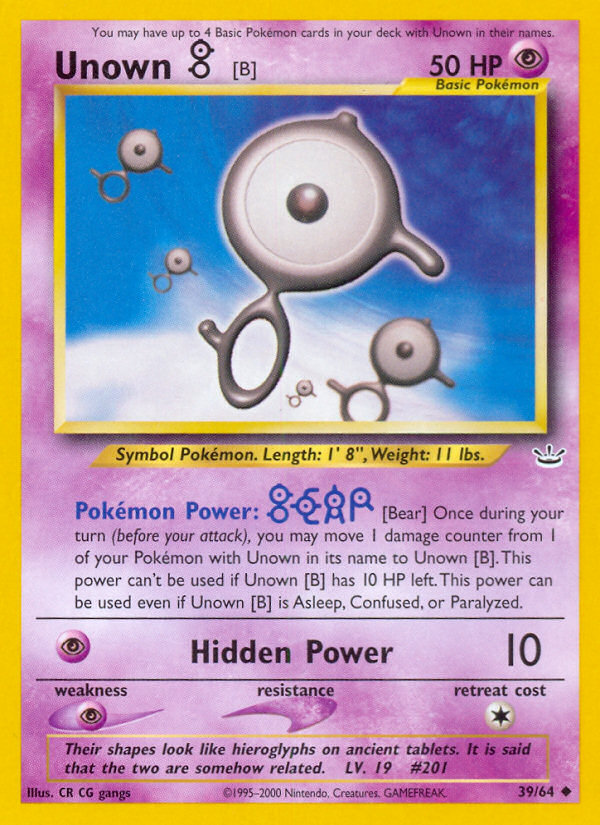 Check the actual price of your Unown [S] 87/105 Pokemon card