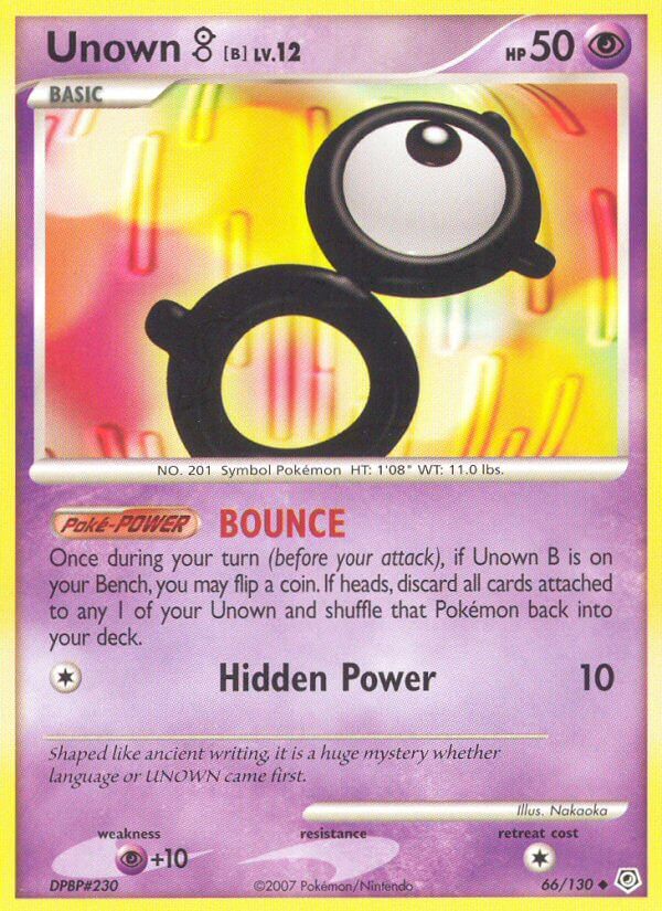 Unown B - 66 - Diamond & Pearl