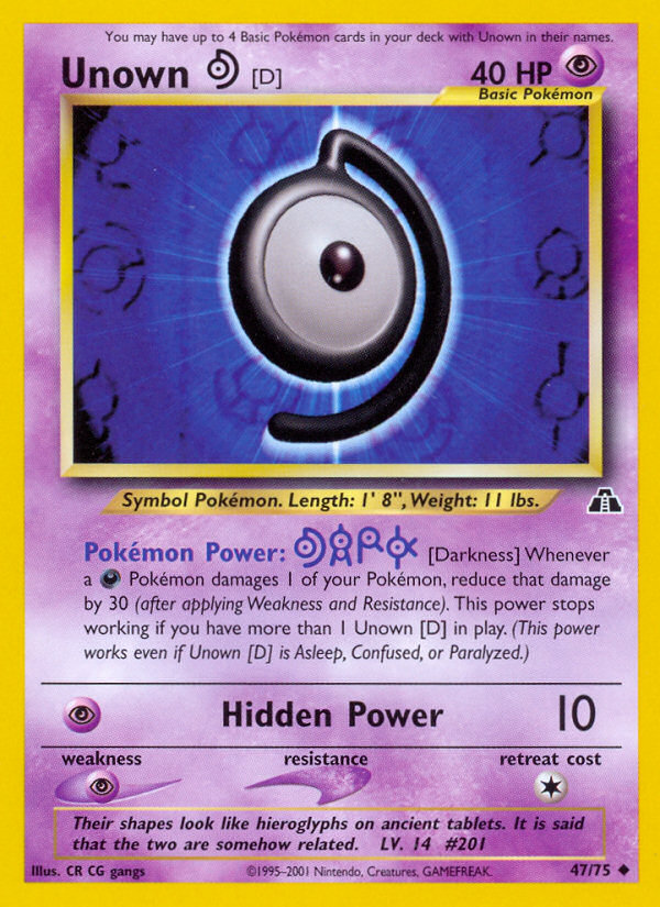 Unown V 177/195- Silver Tempest - Full Art - Pokemon Ultra Rare Card - Holo  Foil