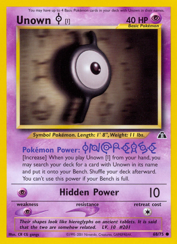 Unown [I] - Neo Discovery - Unlimited