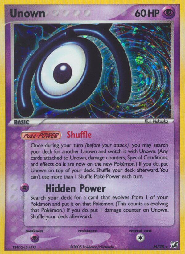 Unown - M - Unseen Forces