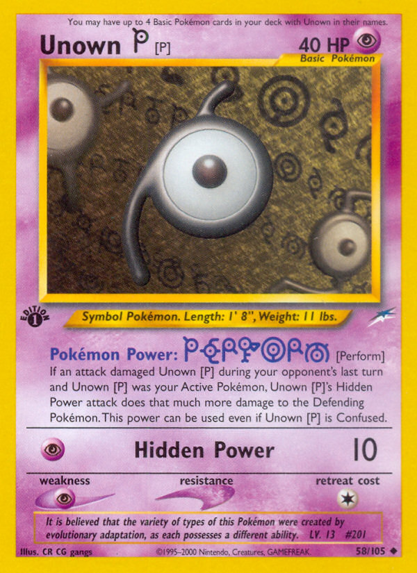 Shiny Unown (P) 