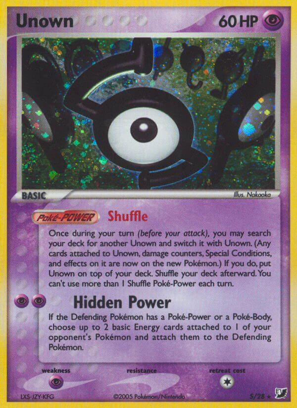 Unown - S - Unseen Forces