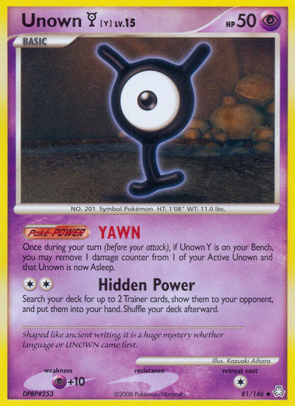 Unown Y