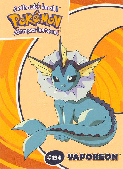 Vaporeon - 25/40 - Danone  - front