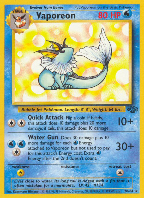 Vaporeon unlimited jungle set