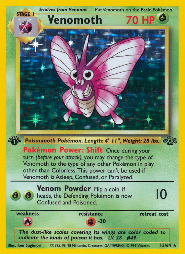 Venomoth first edition jungle set