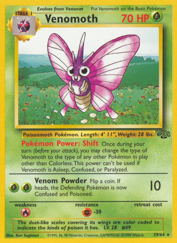 Venomoth unlimited jungle set