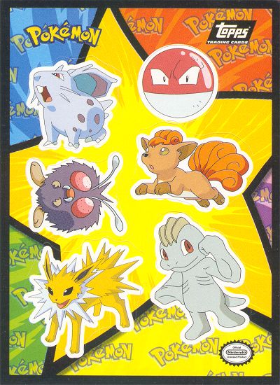 Nidoran (V), Voltorb, Venonat, Vulpix, Jolteon, Machop