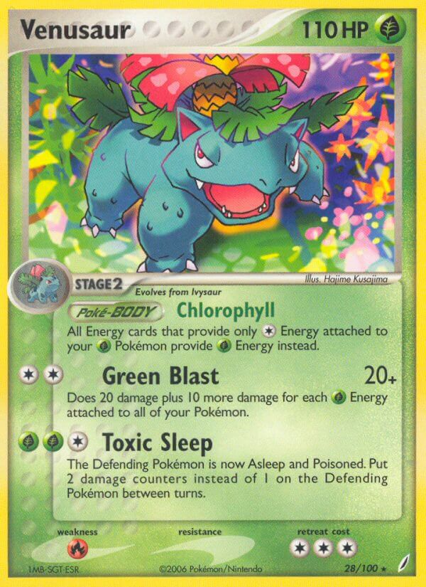 Venusaur - 28/100 - Crystal Guardians