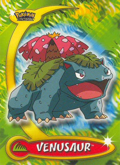 Venusaur - 81 - Topps - Pokemon Advanced Challenge - front