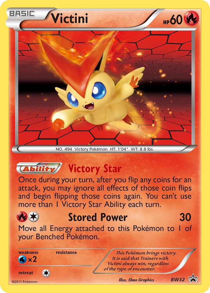 Victini - BW32 - Black & White Promos