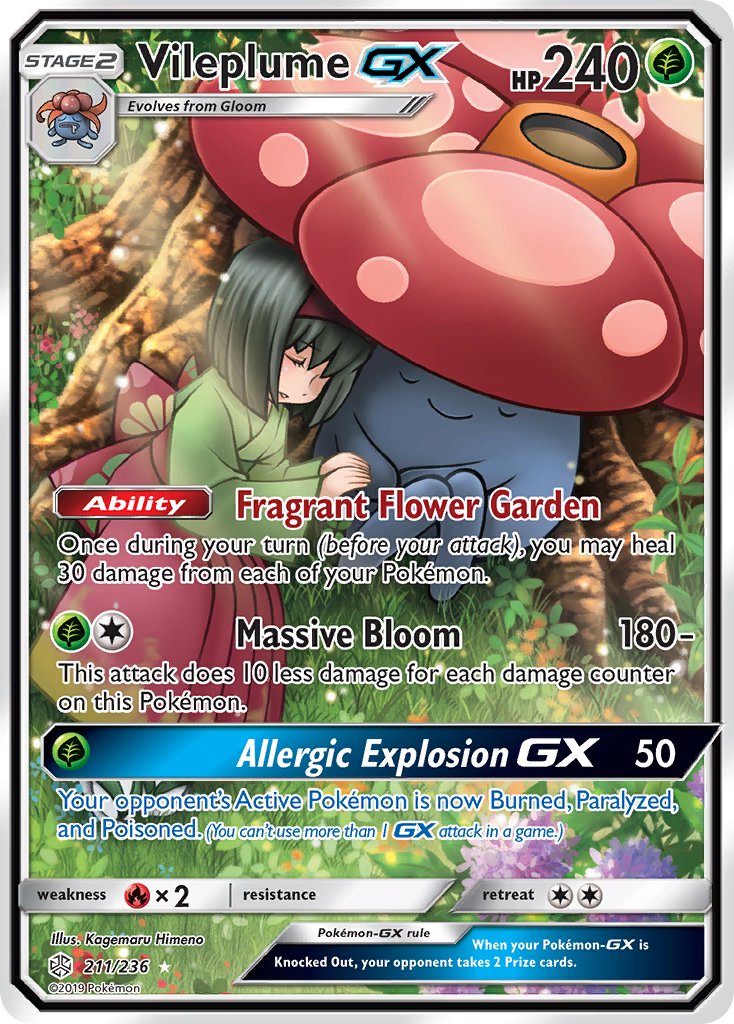 Vileplume-GX - 211 - Cosmic Eclipse