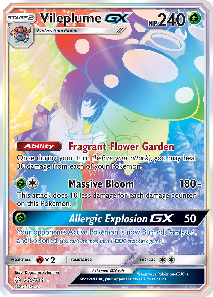 Vileplume-GX - 250 - Cosmic Eclipse