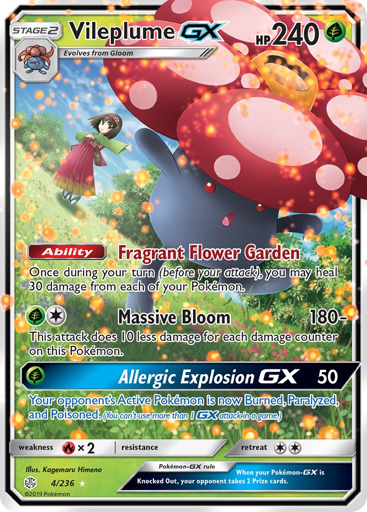 Vileplume-GX - 4 - Cosmic Eclipse