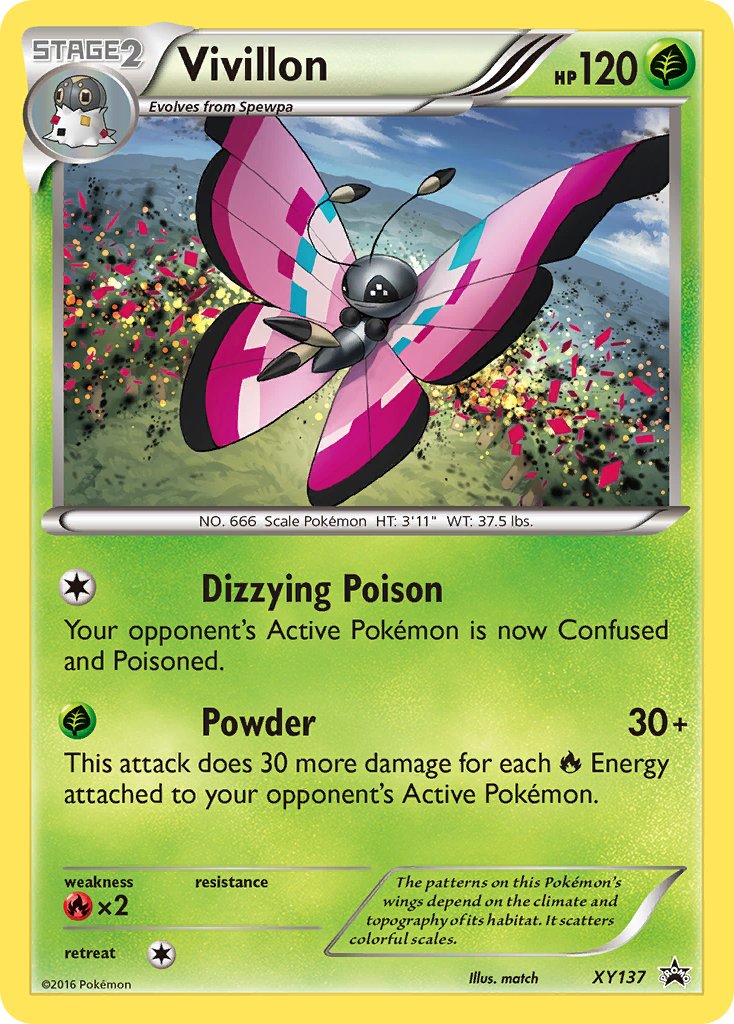 Vivillon - XY137 - XY Promos