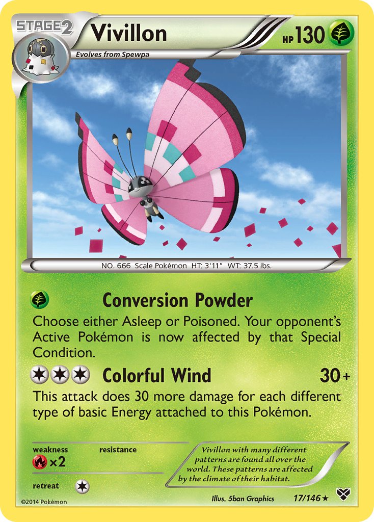 Vivillon - 17 - XY