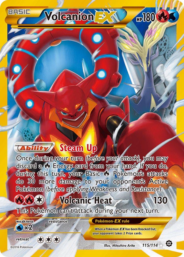 Volcanion-EX - 115 - Steam Siege