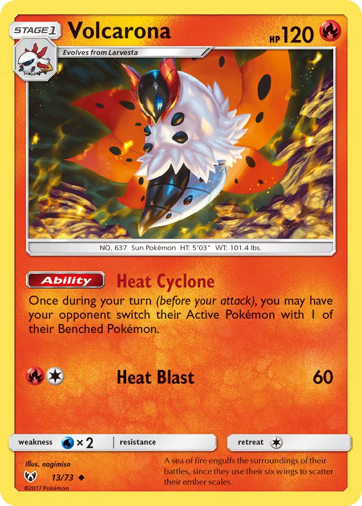 Volcarona - 13 - Shining Legends