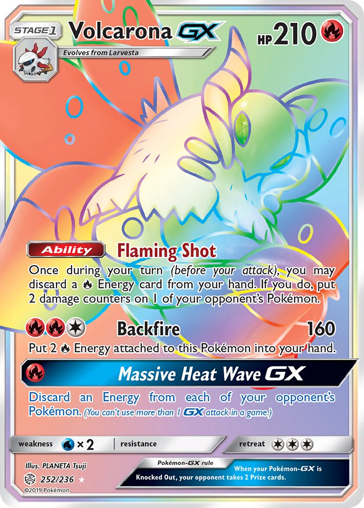 Volcarona-GX - 252 - Cosmic Eclipse