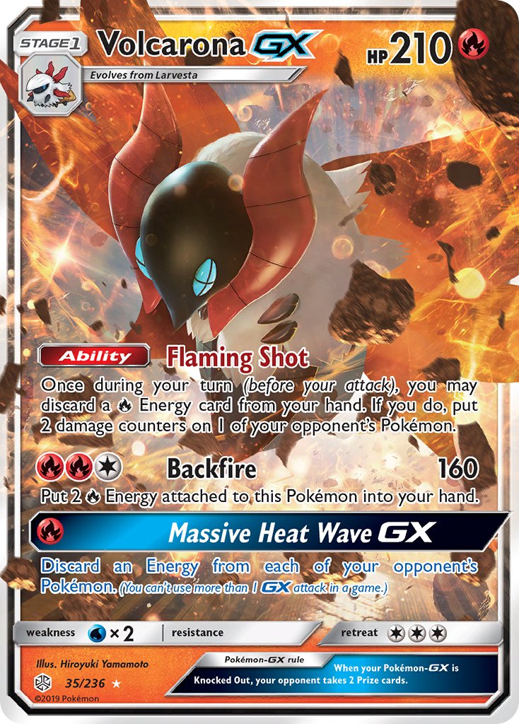 Volcarona-GX - 35 - Cosmic Eclipse