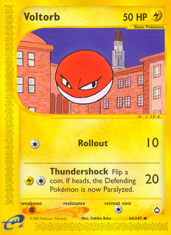 Voltorb - 64/147 - Aquapolis