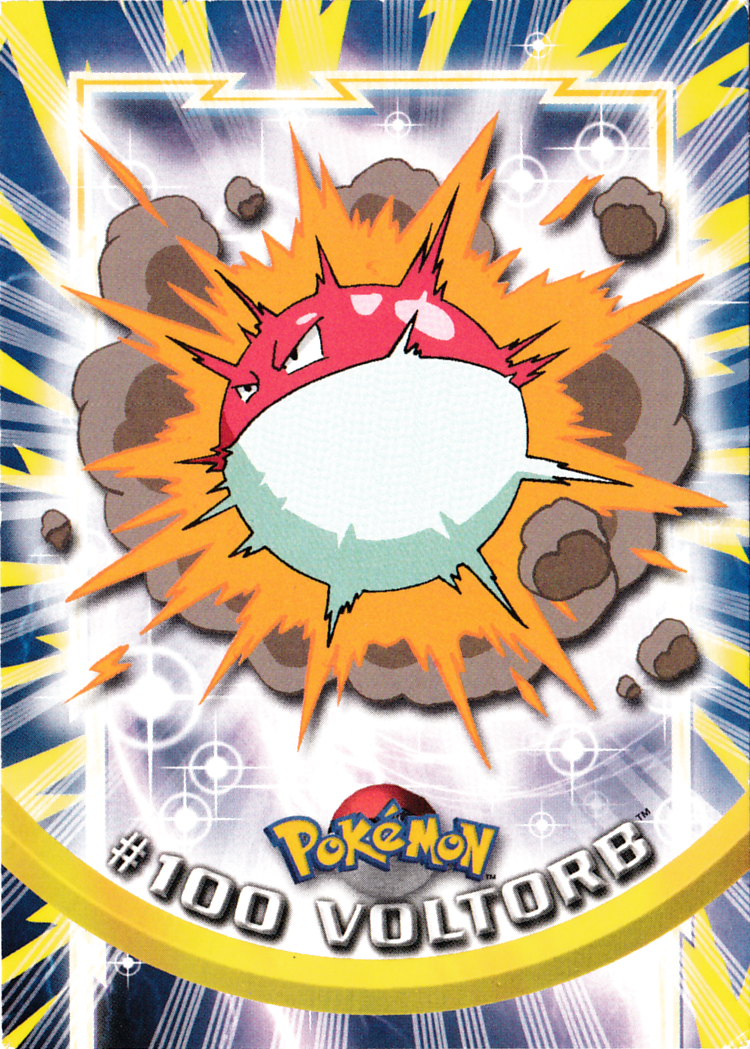 Voltorb - 100 - Topps - Series 2 - front