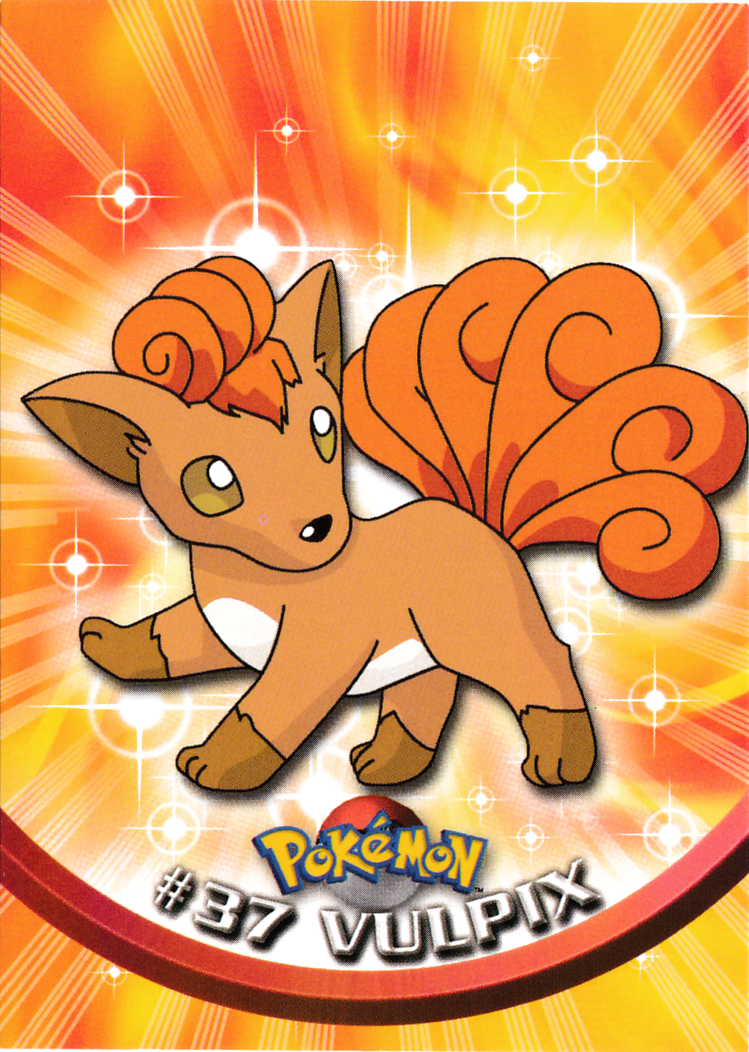 Vulpix - 37 - Topps - Series 1 - front