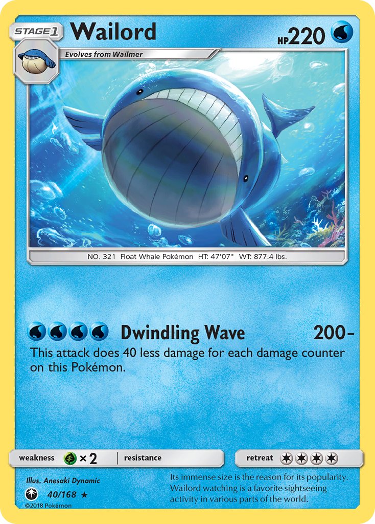 Wailord - 40 - Celestial Storm