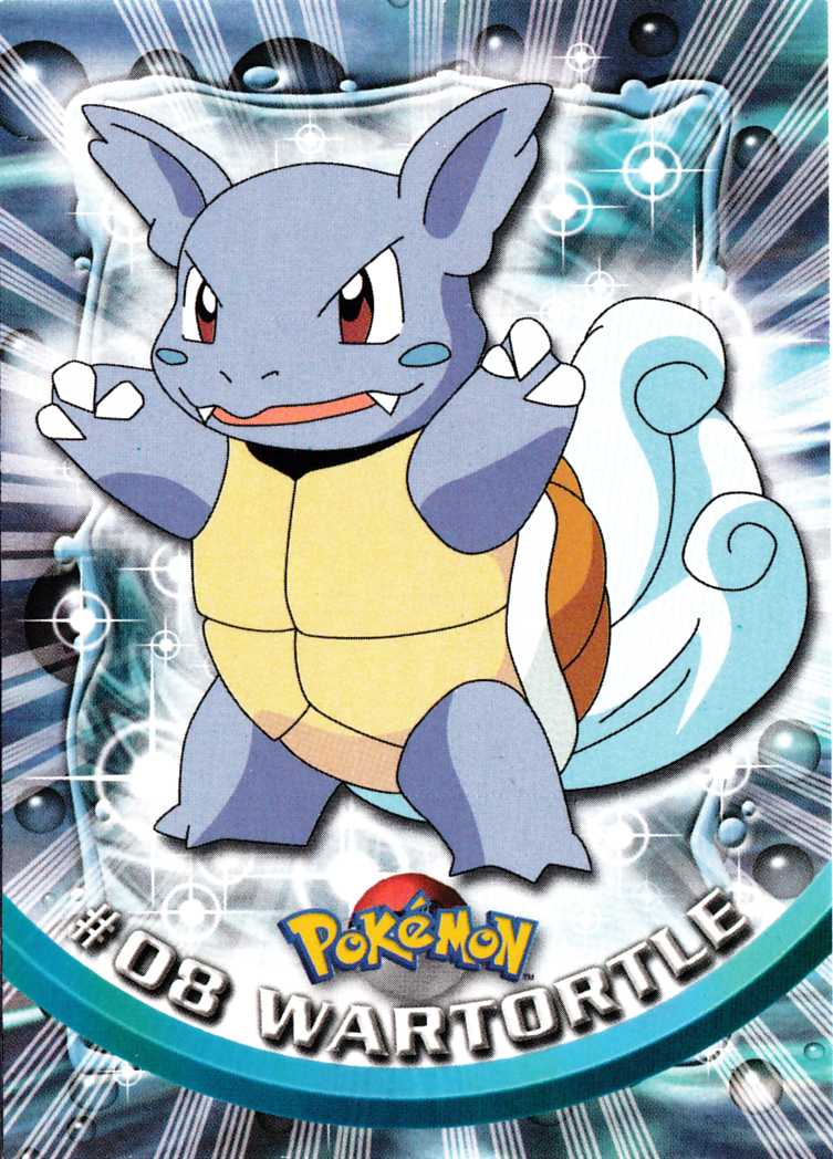 Wartortle - 08 - Topps - Series 1 - front
