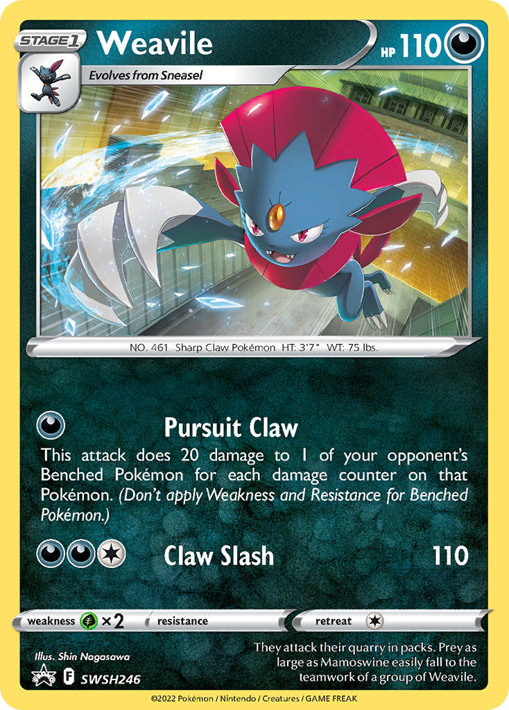 Weavile - SWSH246 - Sword & Shield Promos