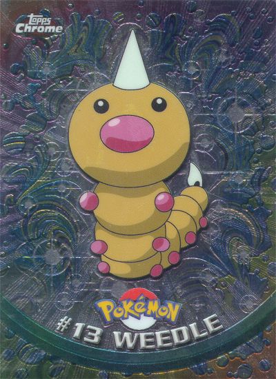 Weedle - 13 - Topps - Chrome series 1 - front