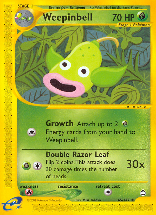 Weepinbell - 65/147 - Aquapolis