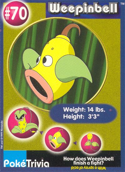 Weepinbell - 70 - Burger King  - front