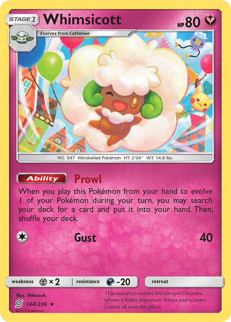 Whimsicott - 144 - Unified Minds