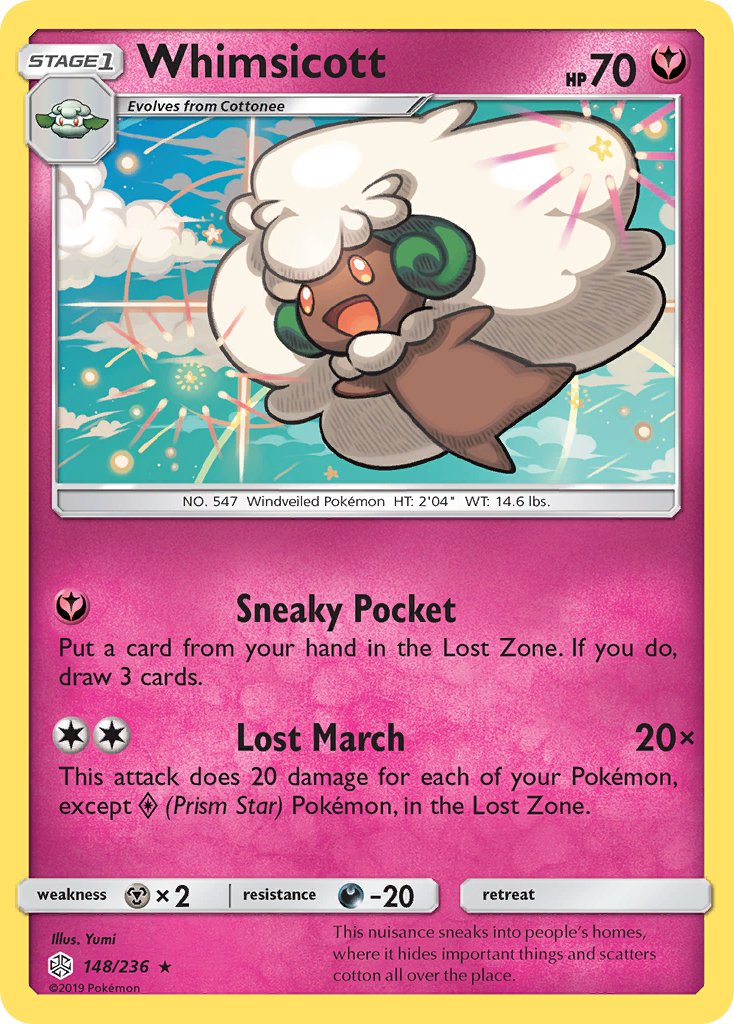 Whimsicott - 148 - Cosmic Eclipse