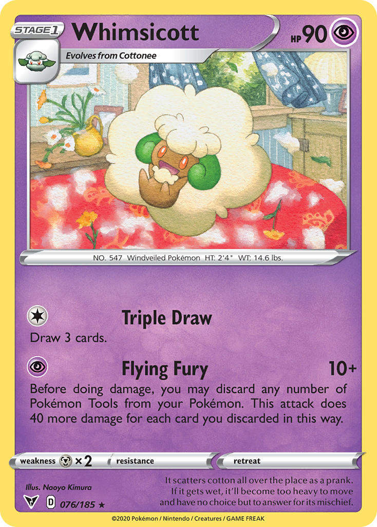 Whimsicott - 76 - Vivid Voltage