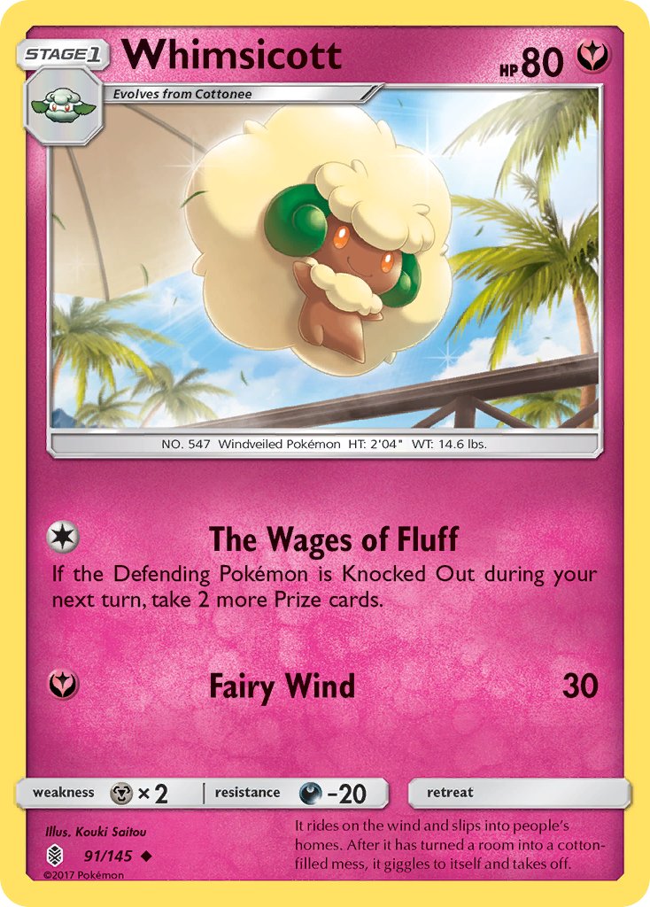 Whimsicott - 91 - Guardians Rising