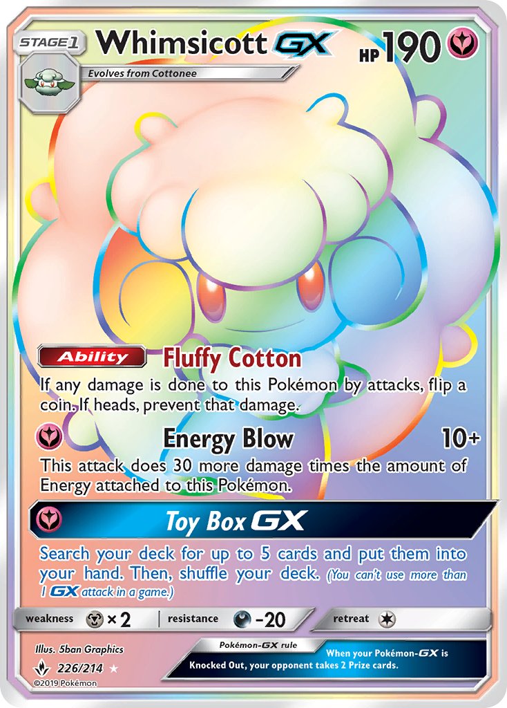 Whimsicott-GX - 226 - Unbroken Bonds