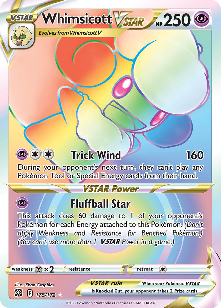 Whimsicott VSTAR - 175 - Brilliant Stars