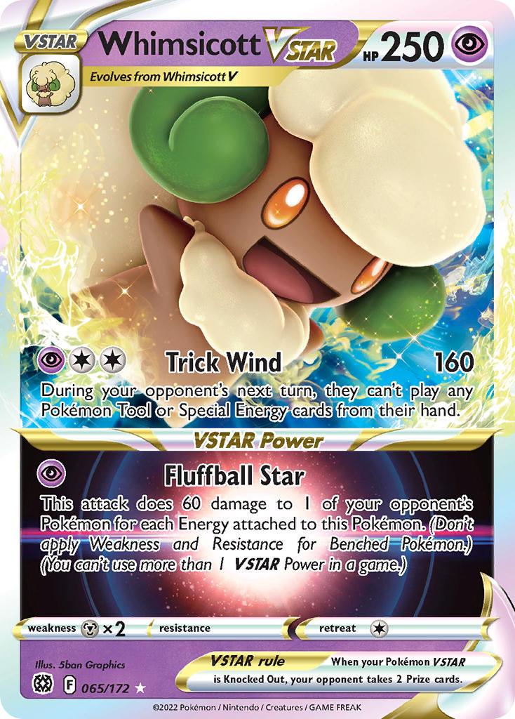 Whimsicott VSTAR - 65 - Brilliant Stars