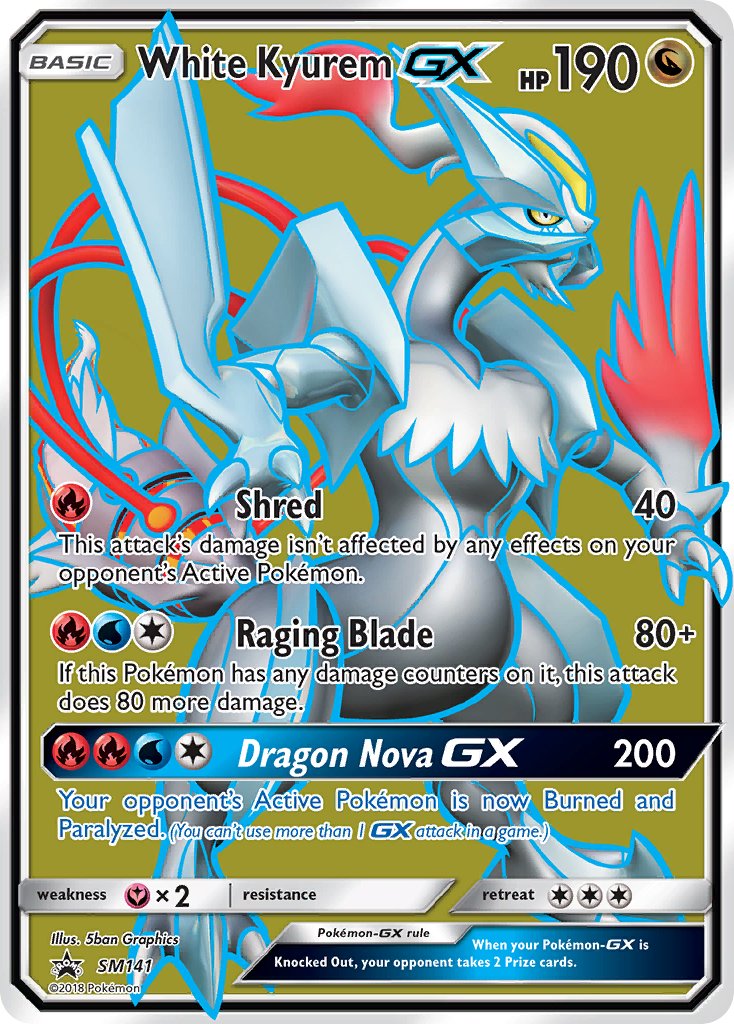 White Kyurem-GX - SM141 - Sun & Moon Promos