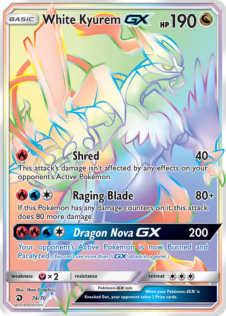 White Kyurem-GX - 74 - Dragon Majesty