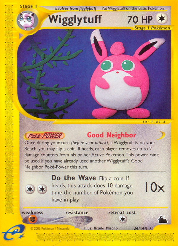 Wigglytuff - 34/144 - Skyridge