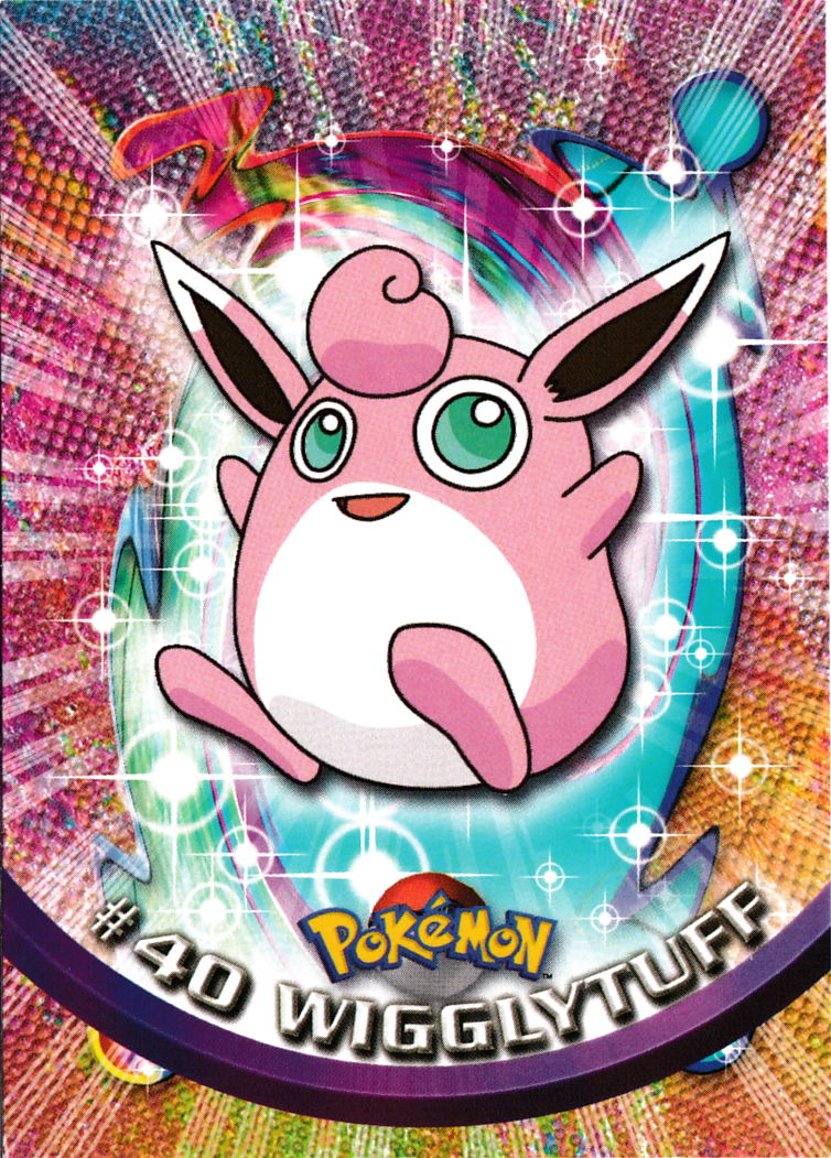 Wigglytuff - 40 - Topps - Series 1 - front
