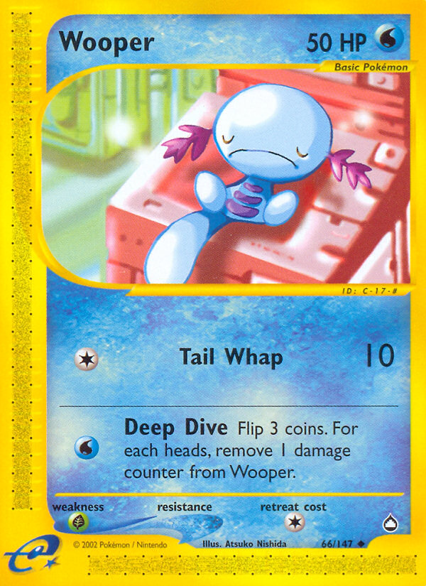 Wooper - 66/147 - Aquapolis