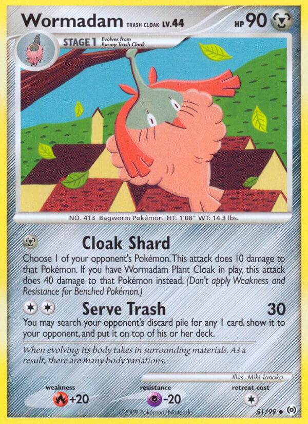 Wormadam Trash Cloak - 51 - Arceus