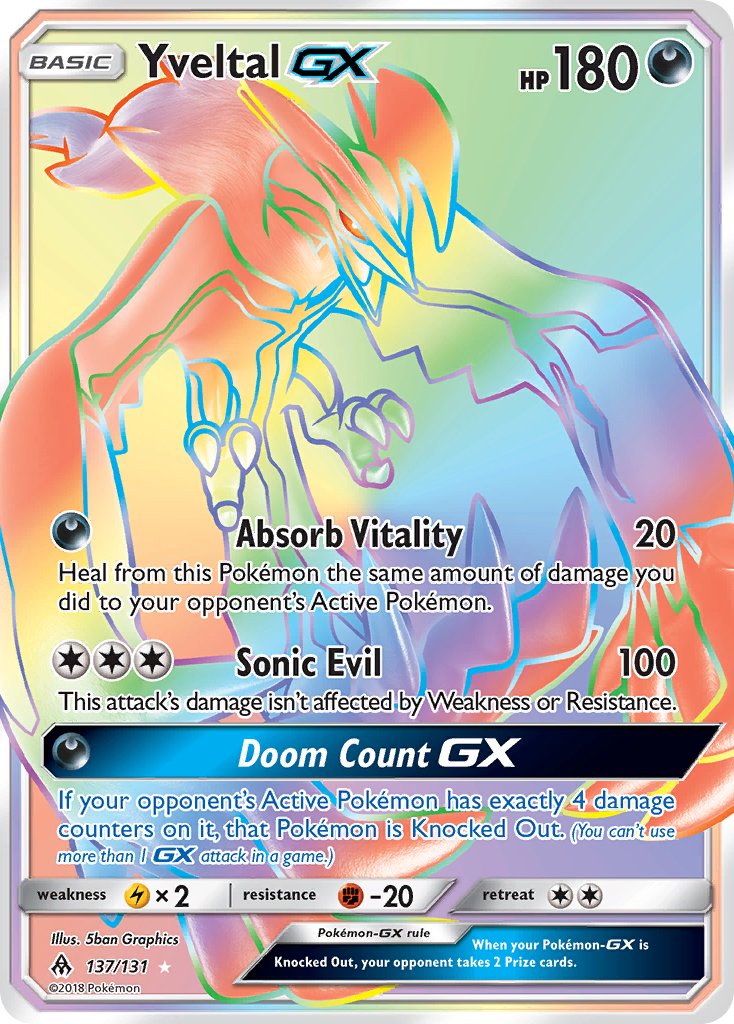 Yveltal-GX - 137 - Forbidden Light