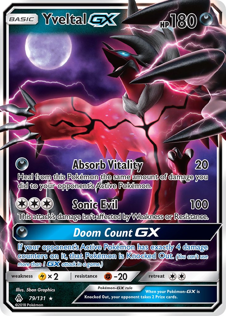 Yveltal-GX - 79 - Forbidden Light